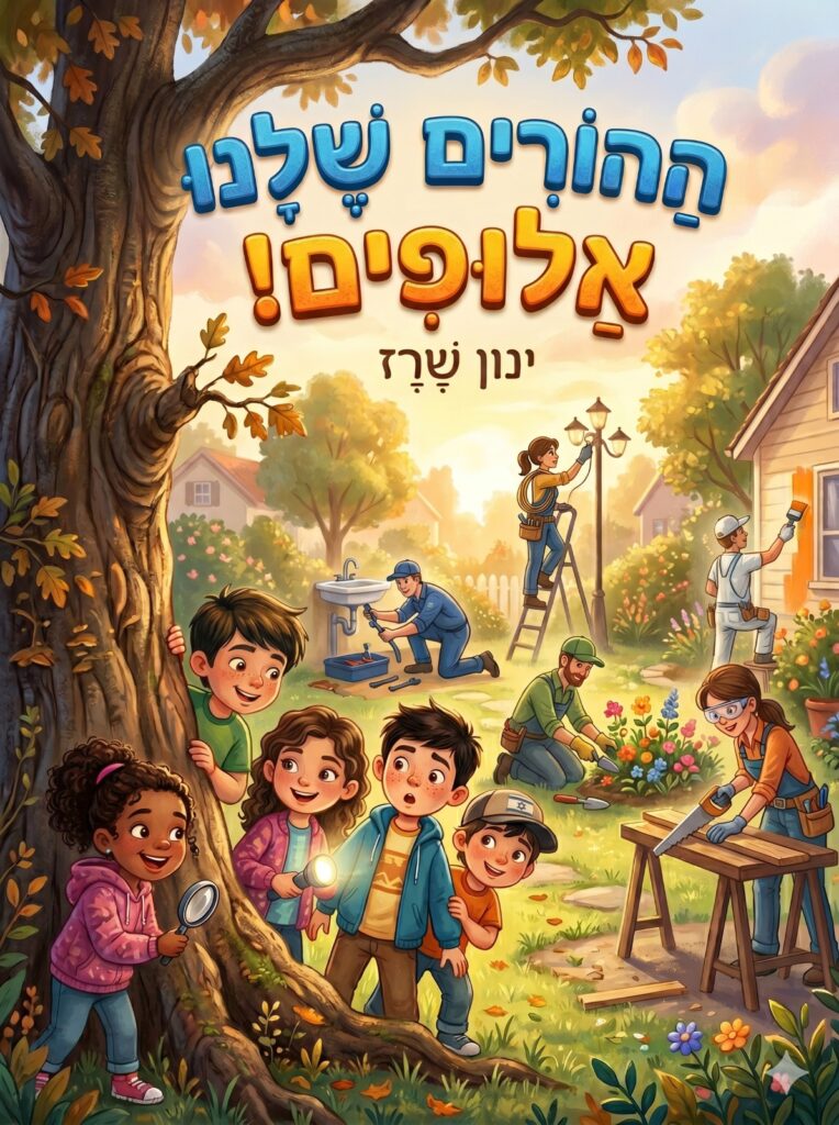 ההורים שלנו אלופים - ספר הילדים - כריכה